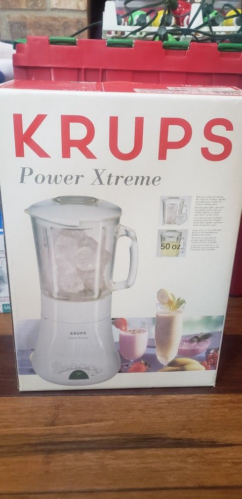Krups Power xtreme 50 Oz Blender Brand New UnOpened $30 Great Gift Idea