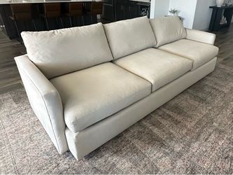 Crate & Barrel Custom Lounge 3-Seat Grande Sofa 105”