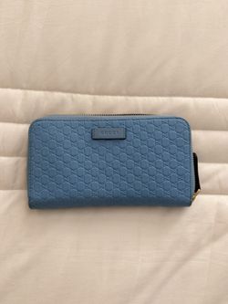 Gucci Blue Wallet