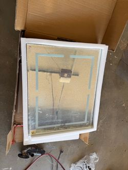 24"X30" Bathroom Medicine Cabinet with Mirror, LED Lighted Medicine Cabinet with Anti-Fog