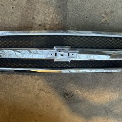 Chrome Chevy Silverado Grill 