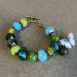 Colors Of Summer Turquoise And Green Bracelet 