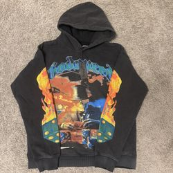 Black Graphic Godspeed Hoodie