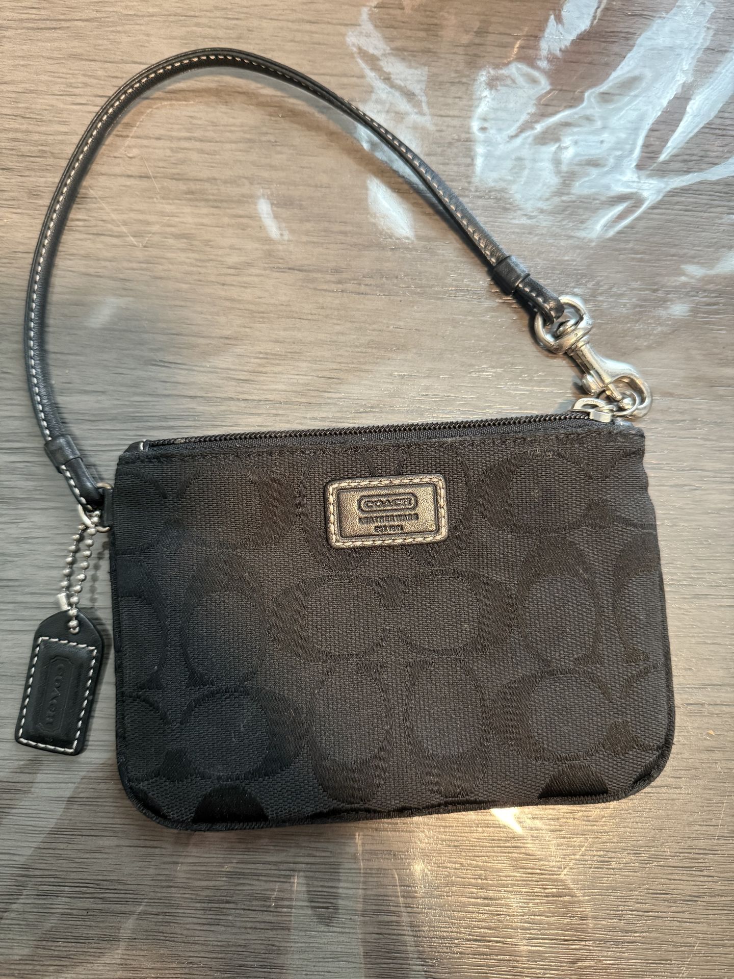 Coach wrist wallet and purse