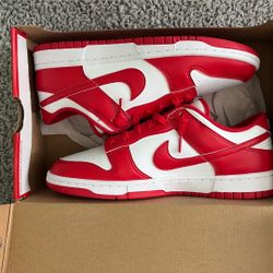 Red Nike Dunks Size 9