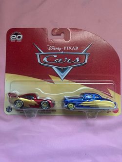 Disney Pixar Cars diecast two pack Lightning McQueen & Doc Hudson 20th anniversary edition