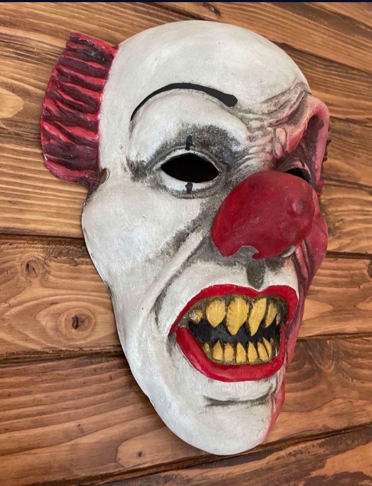 Clown Mask; Halloween Costume; IT Pennywise; Realistic Thick Resin Mask- Not Cheap Material; Halloween Decor; It Clown; Scary