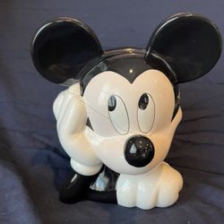 Vintage Mickey Mouse Cookie Jar By Treasure Craft