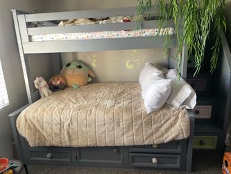 Bunk bed frame