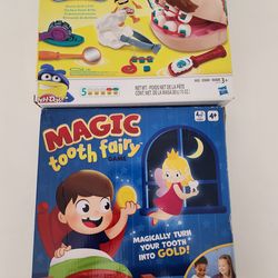Play-Doh Doctor Drill 'n Fill Set & Goliath Magic Tooth Fairy Game