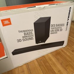JBL Cinema SB595 3.1.2 Channel Soundbar and Wireless Subwoofer