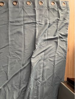 Used blue blackout curtains