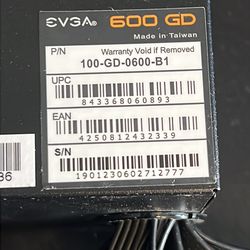 EVGA power supply non modular