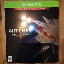 THE WITCHER Wild Hunt COLLECTORS EDITION Statue & Art Book XBOX