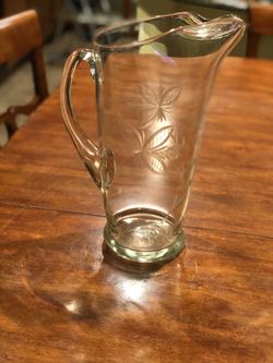 Large Crystal Pitcher