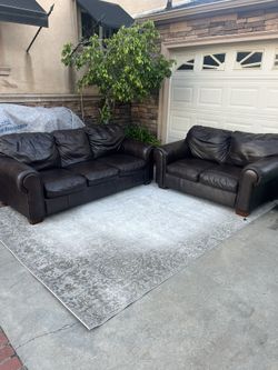 Real Leather Sofas