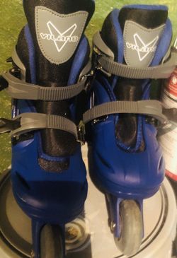 Vilano Electric Blue In-line Youth Adjustable Skates Size 3-7