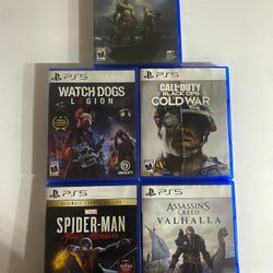 Ps5 And Ps4 Games Lot 