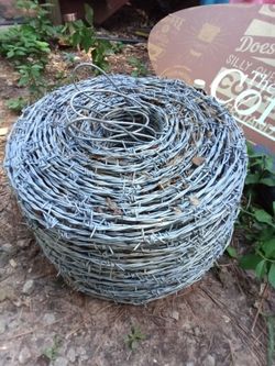Roll of barb wire