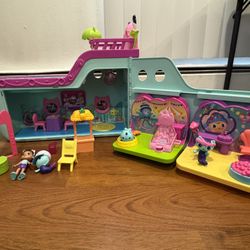 Gabby’s Dollhouse Mermaid Cruise Ship Playset + Figures & Accessories 