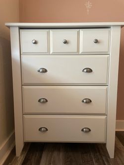 White Wood Dresser
