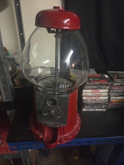 Vintage carousel industries 15" gumball machine