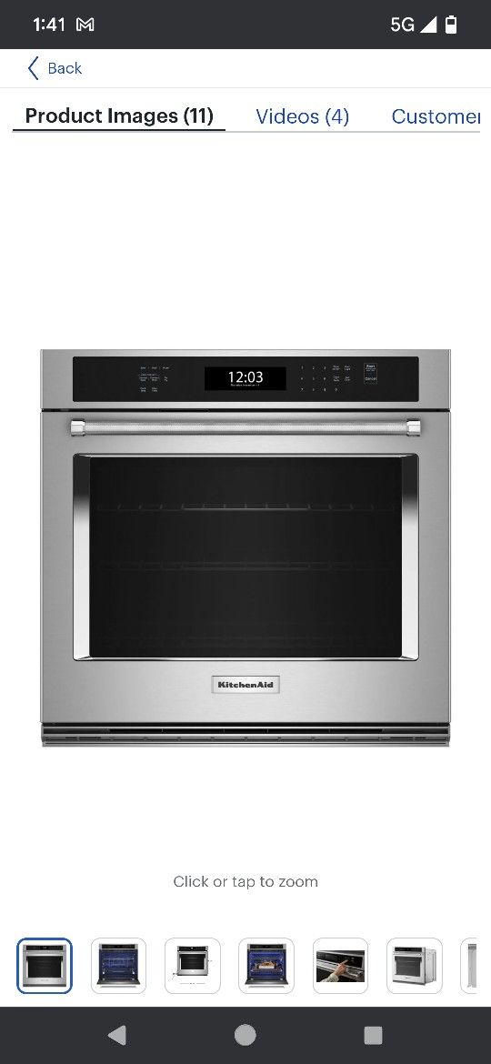 New Kitchenaid Convection Oven