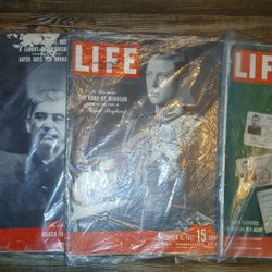 3 Vintage Life Magazines The Duke of Windsor