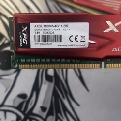 Ddr3 Ram (2x4) 8gb
