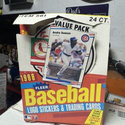 1988 Fleer Baseball Box with (24) Packs