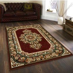 8/10 Burgundy Rug Carpet 