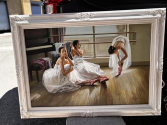 Ballet Dancers Canvas print