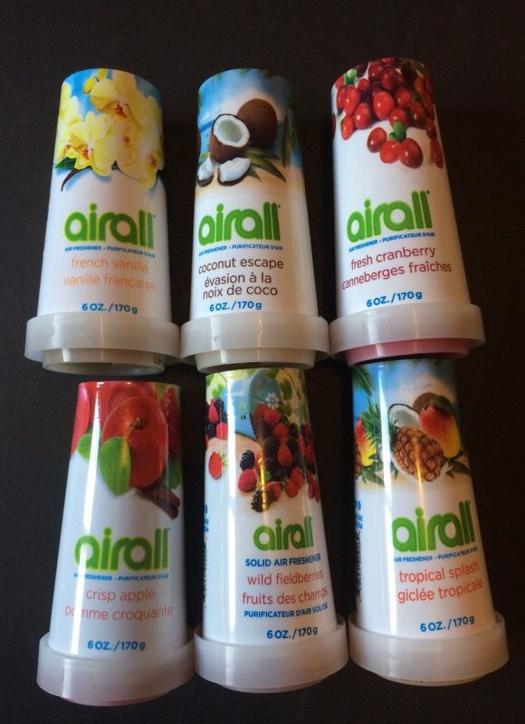 6X Airall 6 oz./170g SOLID AIR FRESHENER for Sale in Spring Valley, CA