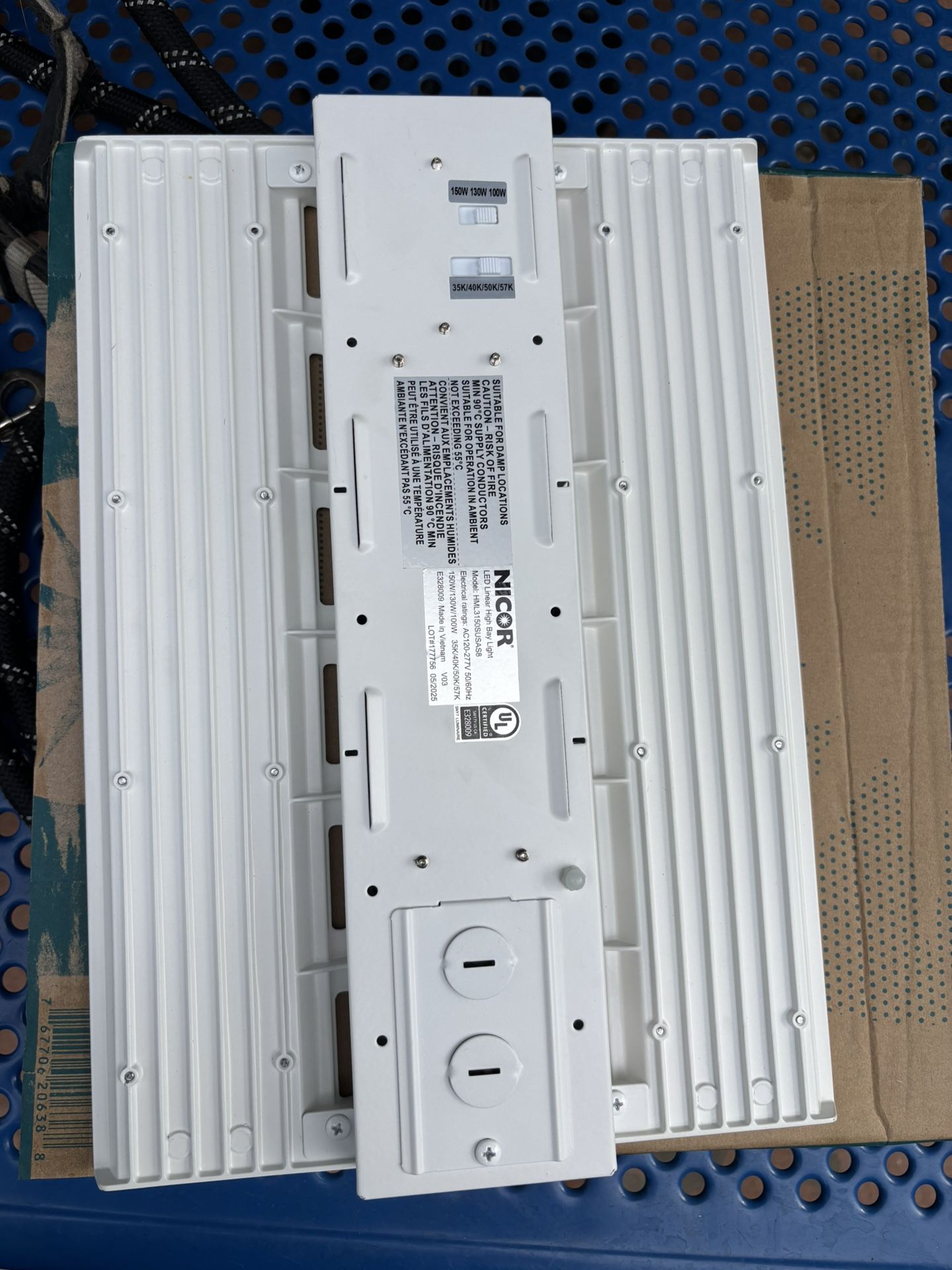 NICOR HML3 150W High Performance Selectable LED High Bay