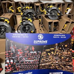 Dewalt Flexvolt Circular Saw 7 1/4” Tool Only New Nuevo $180 Each Cada Uno NO MENOS ❌NO PILA❌NO CARGADOR❌‼️