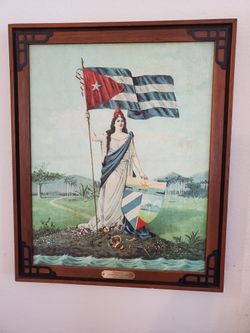 Centenario REUPLICA DE CUBA Pintura. Antique 