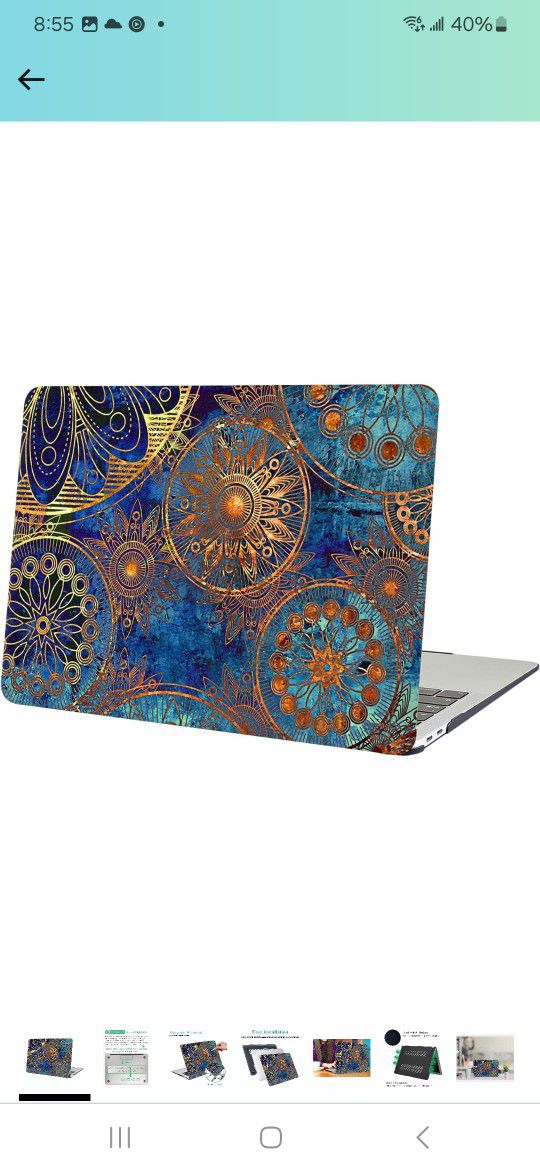  Plastic Cover Snap on Hard Protective Case for Macbook Pro 16" NO CD-ROM (A2141) , 01 Bohemia


