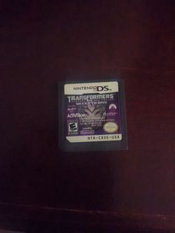 Transformers Revenge of the Fallen Decepticons Nintendo DS