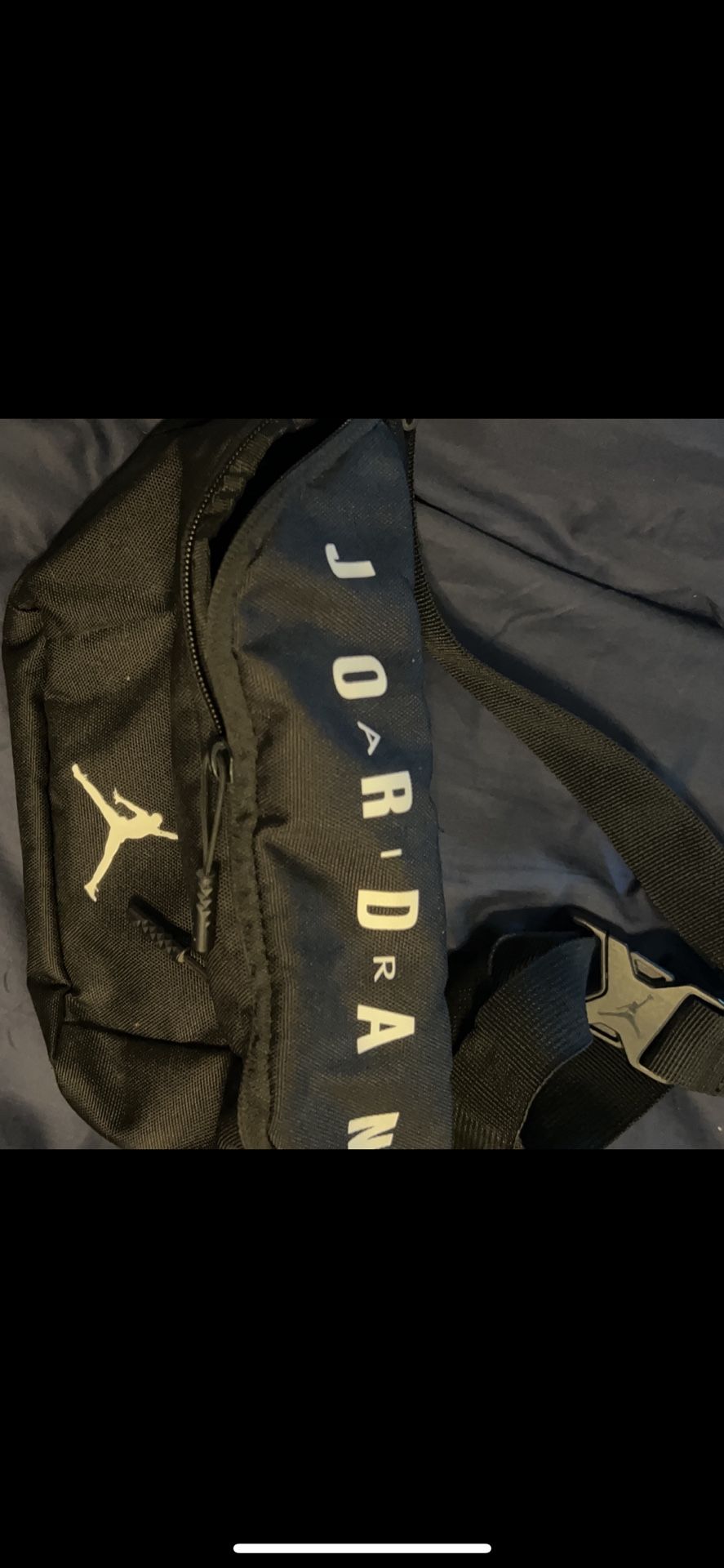 Black Jordan Air cross Body Bag