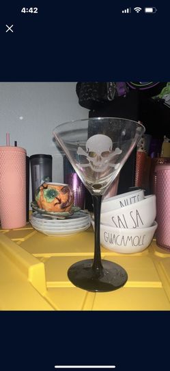Skull Martini Cup