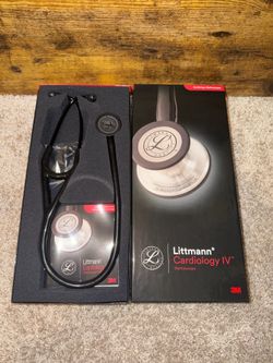Cardiology IV Stethoscope 6152 Black 27” - Like New