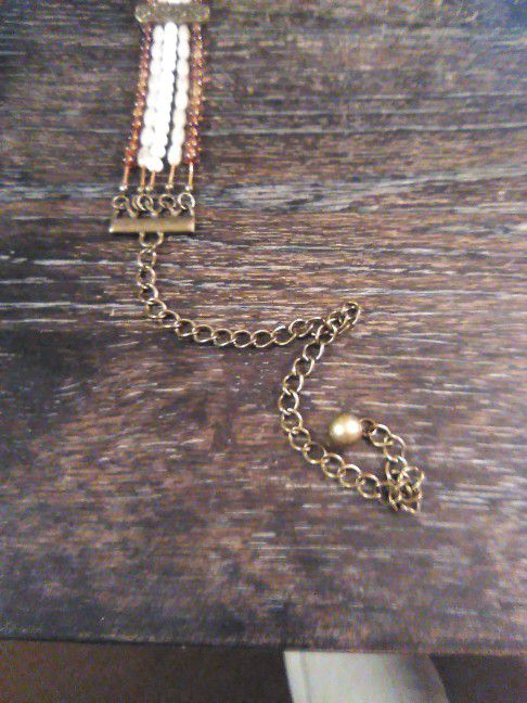 $7 Vintage Glass Bead Belt Adjustable 