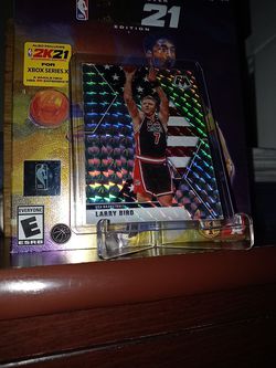 2019 Panini Mosaic Basketball! Hot Larry Bird 'Silver Prizm' Card!