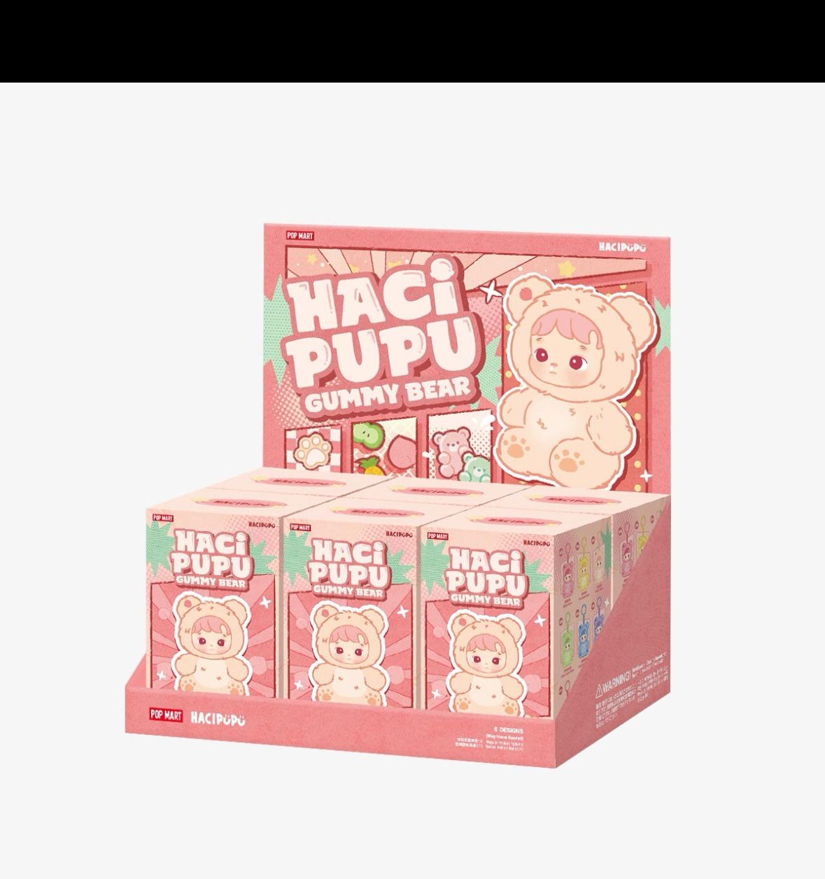 Authentic Haccipupu Gummy Pendant Set Sealed