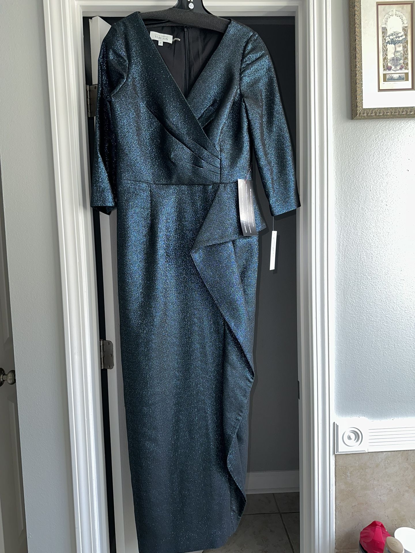 Teri Jon Gown New With Tags Hemmed