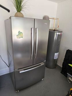 Spacious 3-door refrigerator.