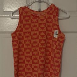 Brand New Coral Sleeveless Tank Size L (14) Kids