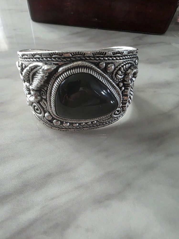 Sterling Onyx Bracelet