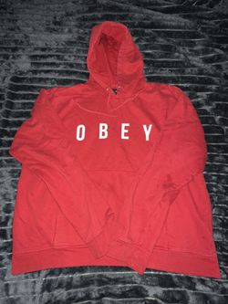 Red Obey Hoodie