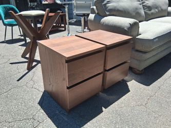 2x $65 ea. or $100 2Great Wooden Side Tables / Night Stands